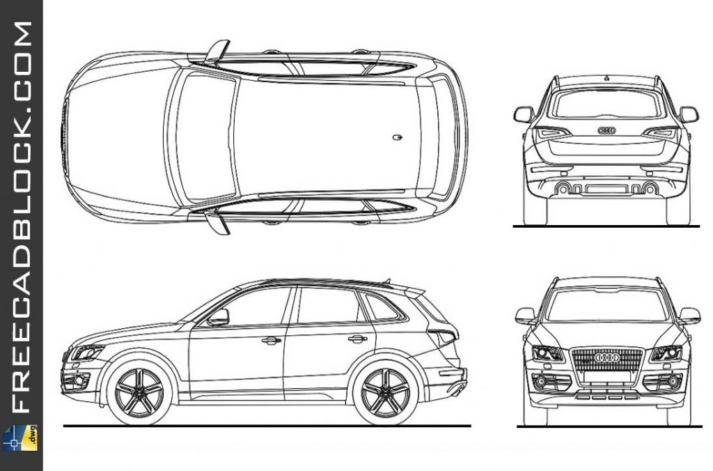 Audi q5 dwg Free DRAWING