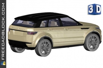 Range Rover Evoque 3D free