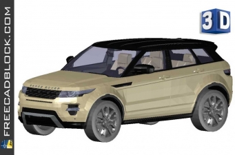 Range Rover Evoque 3D