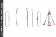 Slings - FreeCadblock.com