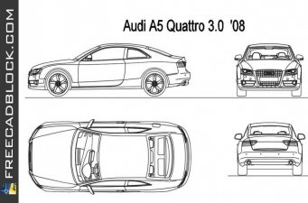 Audi A5 Quattro 3.0 2008
