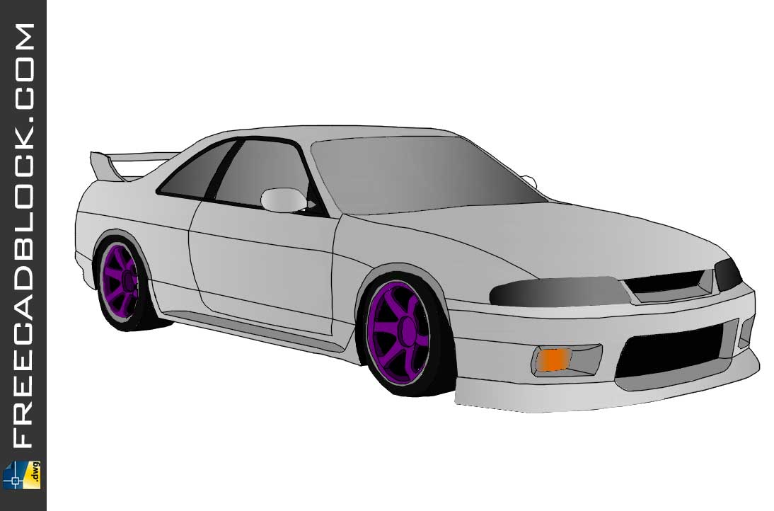 Nissan Skyline Drawing Outline