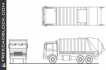 Truck for Urban rubbish Transport