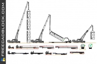 Trucks, Munck and Cranes